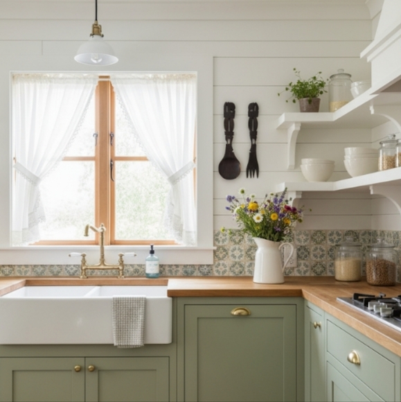 Vintage 14" Wood Spoon & Fork Set African Hand Carved Wall Hangings Decor - Picture 1 of 6